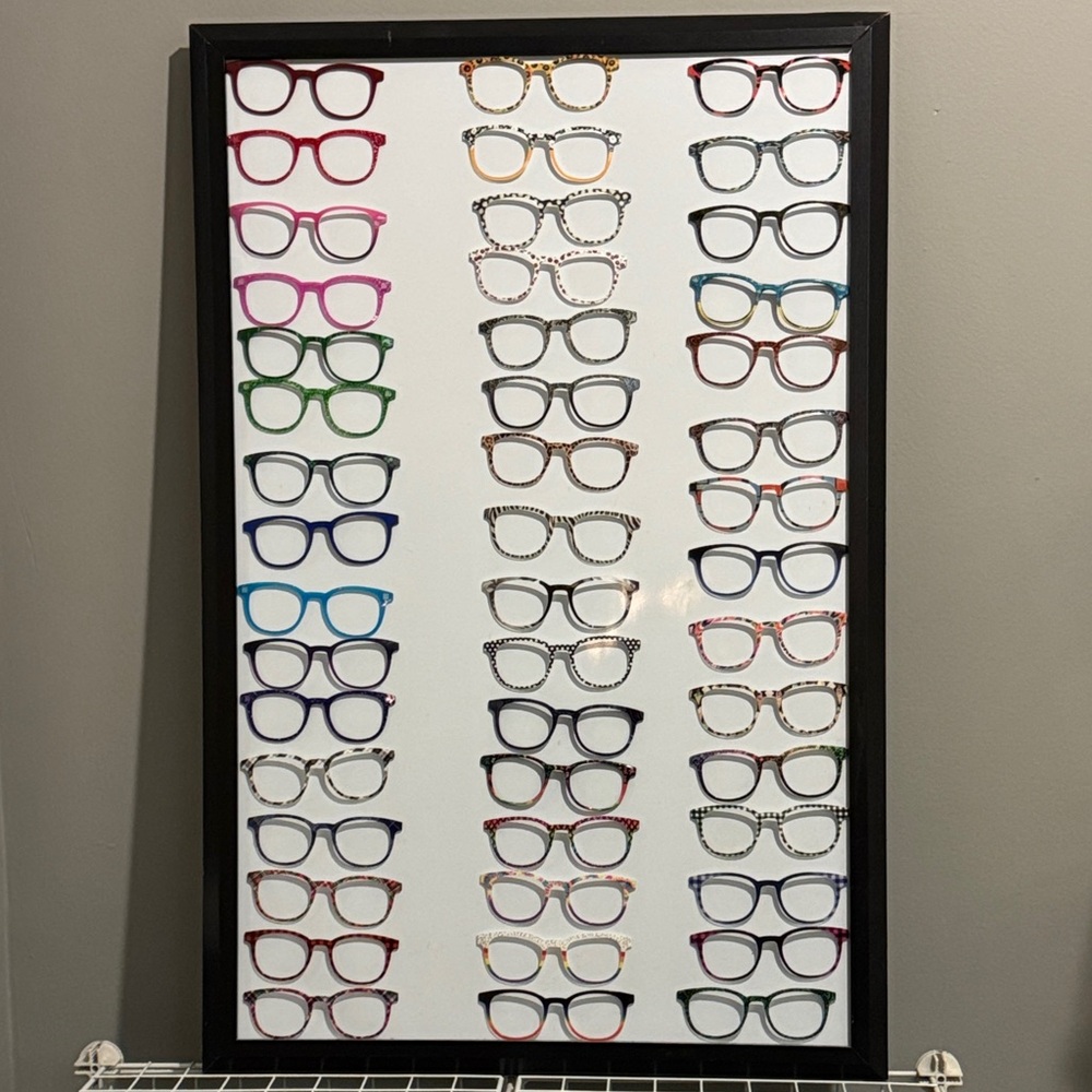 Pair eyeglass toppers for the Reese frames. 65 toppers plus 2 sun toppers.